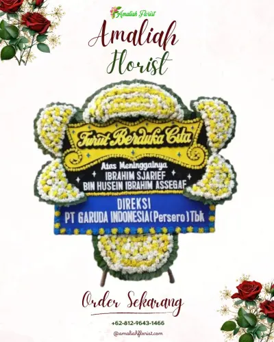 Papan Bunga Duka di Prianganjaya