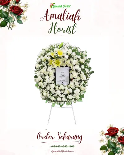 Krans Bunga Duka Cita di Prianganjaya