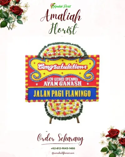 Bunga Papan Congratulation di Prianganjaya